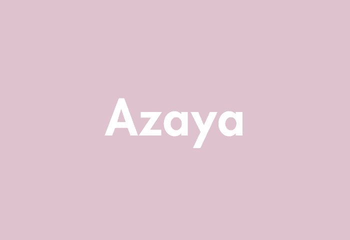 Azaya meaning