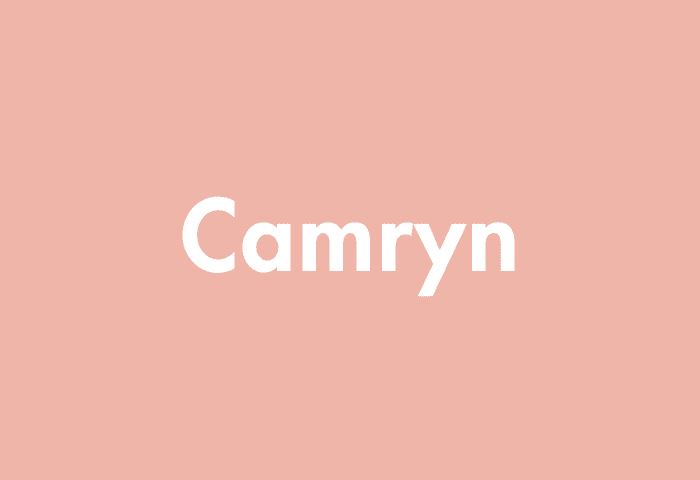 Camryn meaning