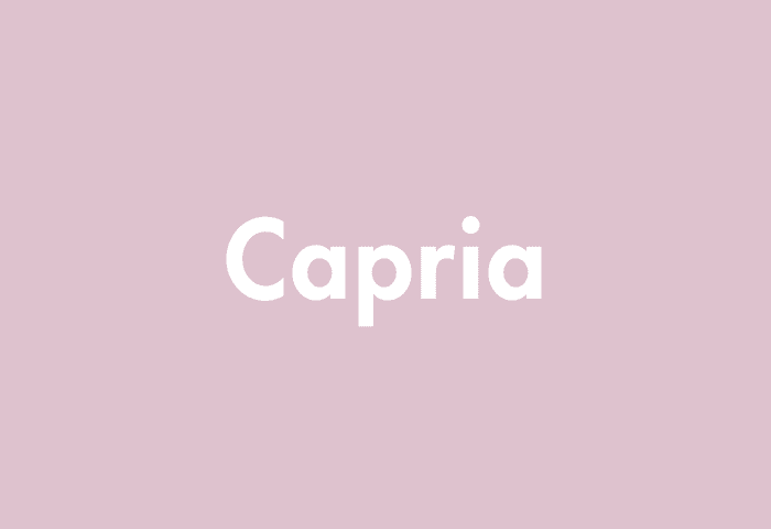 Capria meaning