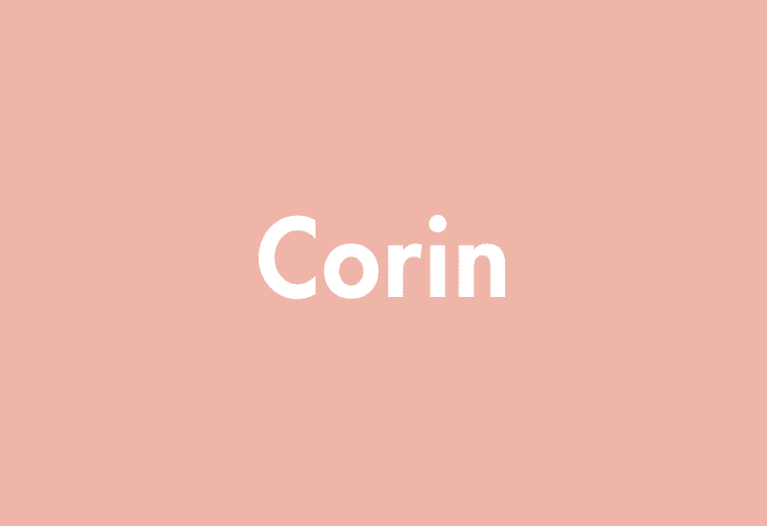Corin meaning