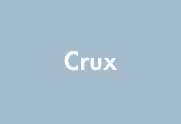 Crux meaning
