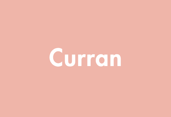 Curran meaning