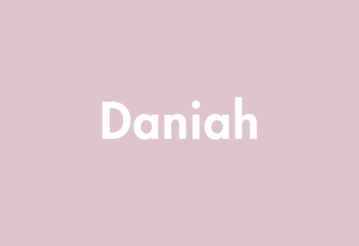 Daniah meaning