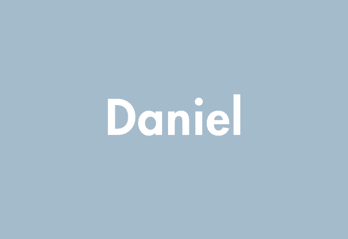 Daniel meaning