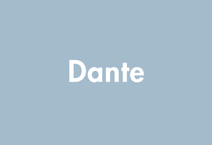 Dante meaning