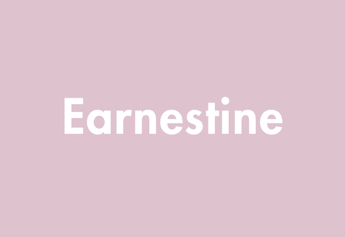 Earnestine meaning