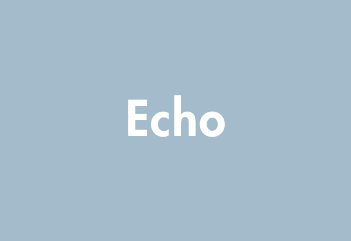 Echo meaning