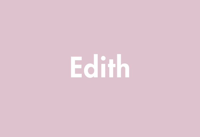 Edith meaning