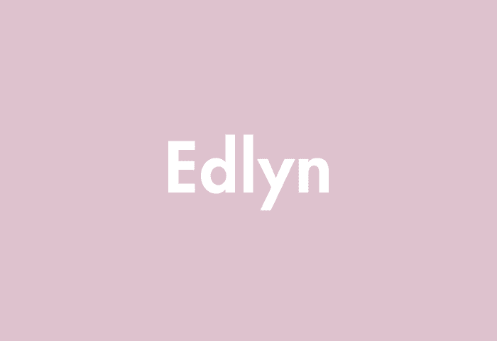 Edlyn meaning