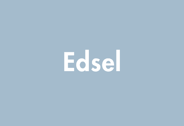 Edsel meaning