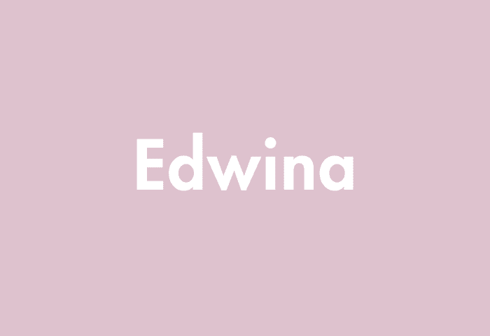 Edwina meaning