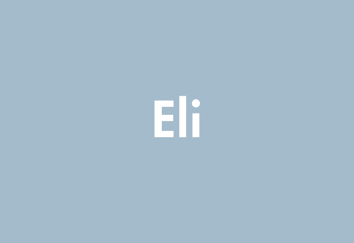 Eli meaning