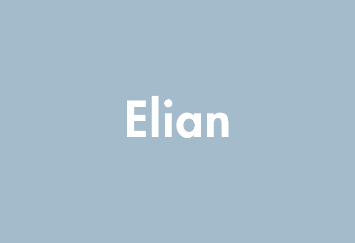 Elian meaning