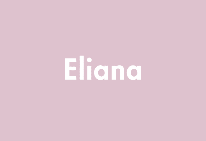 Eliana meaning