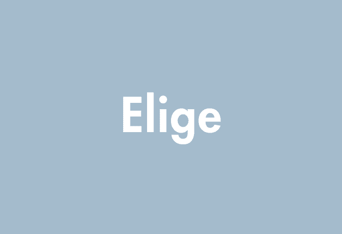 Elige meaning