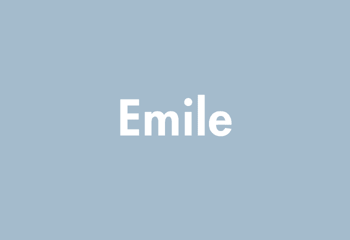 Emile meaning