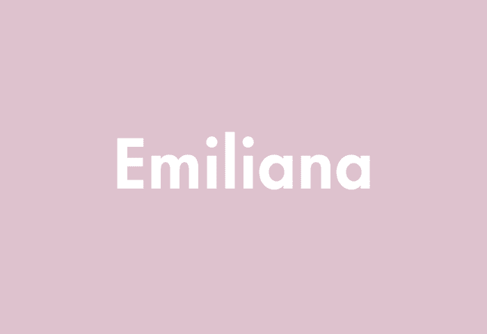 Emiliana meaning