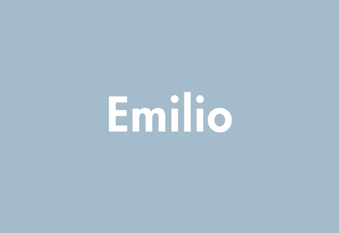 Emilio meaning