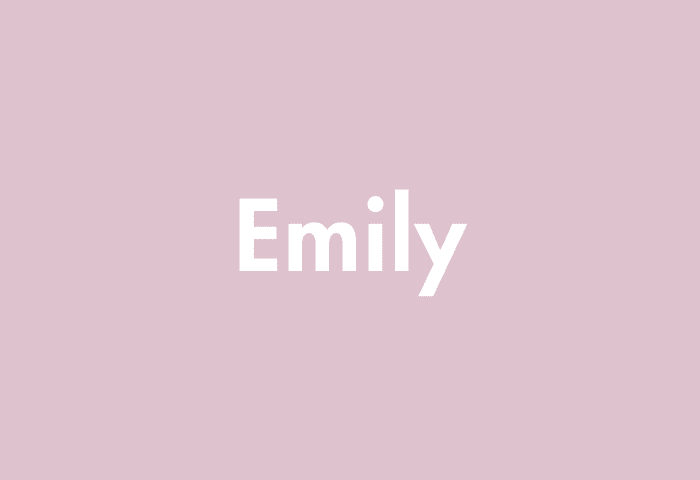 Emily meaning