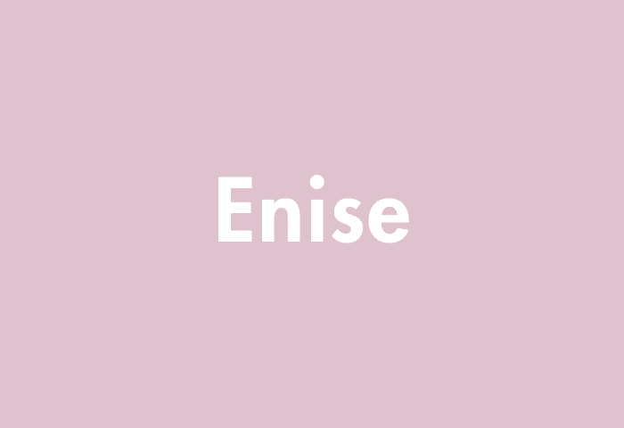 Enise meaning