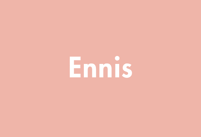 Ennis meaning