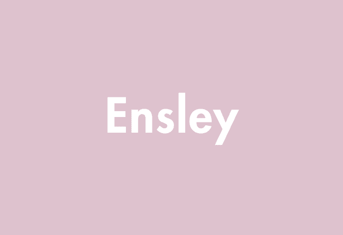Ensley meaning