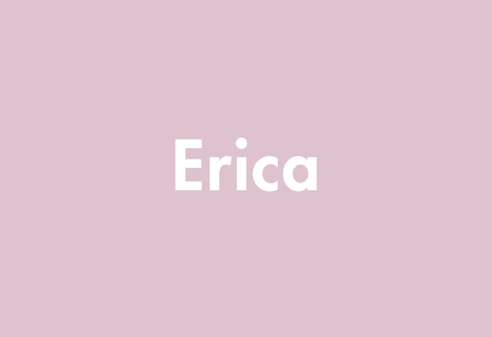 Erica meaning