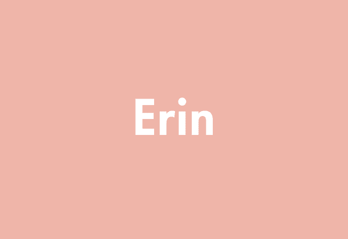 Erin meaning