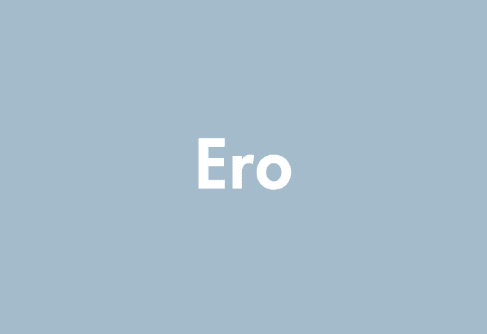 Ero meaning