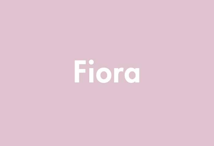 Fiora meaning