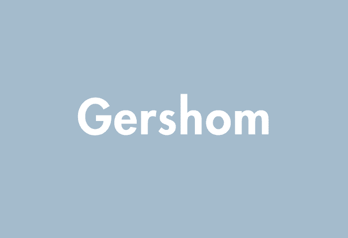 Gershom meaning
