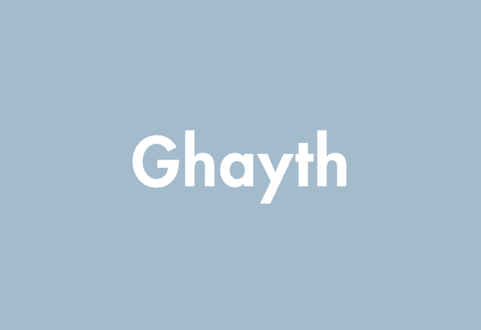 Ghayth meaning