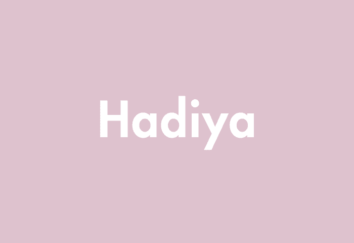 Hadiya meaning