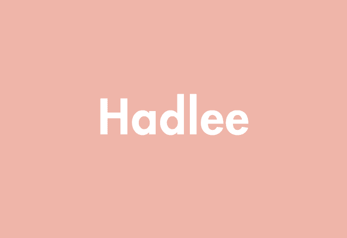 Hadlee meaning