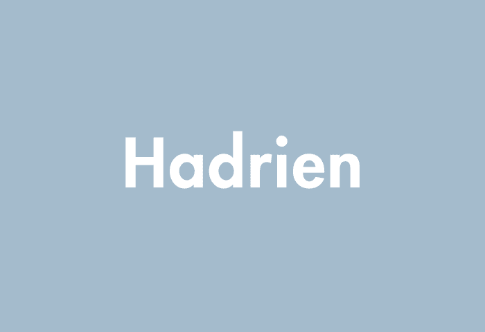 Hadrien meaning