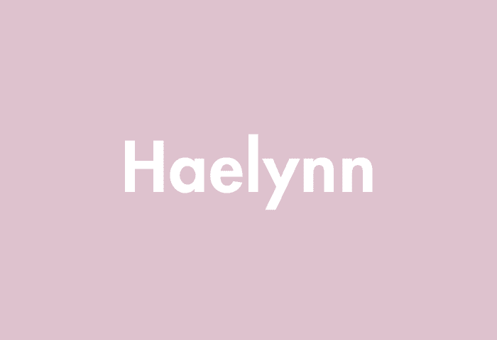Haelynn meaning