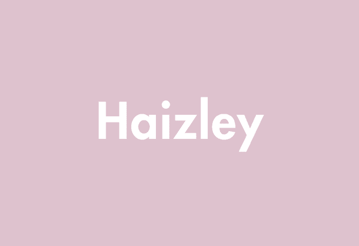 Haizley meaning