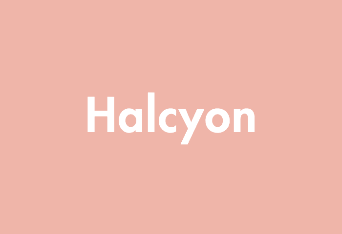 Halcyon meaning