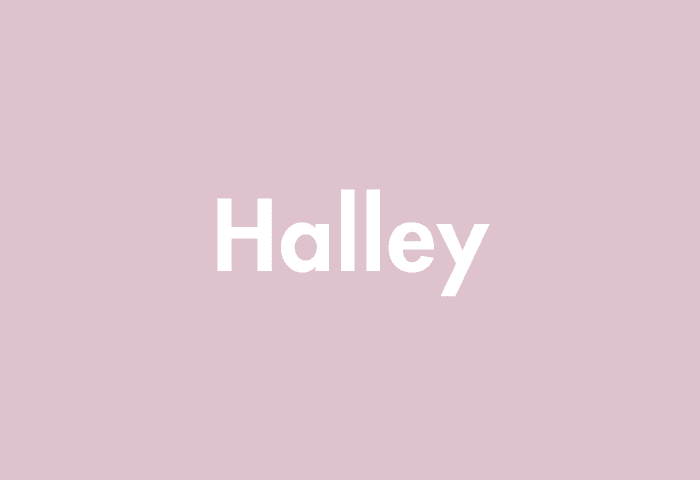 Halley meaning