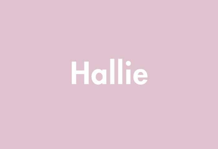 Hallie meaning