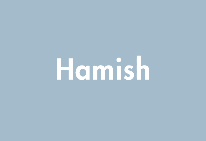 Hamish meaning