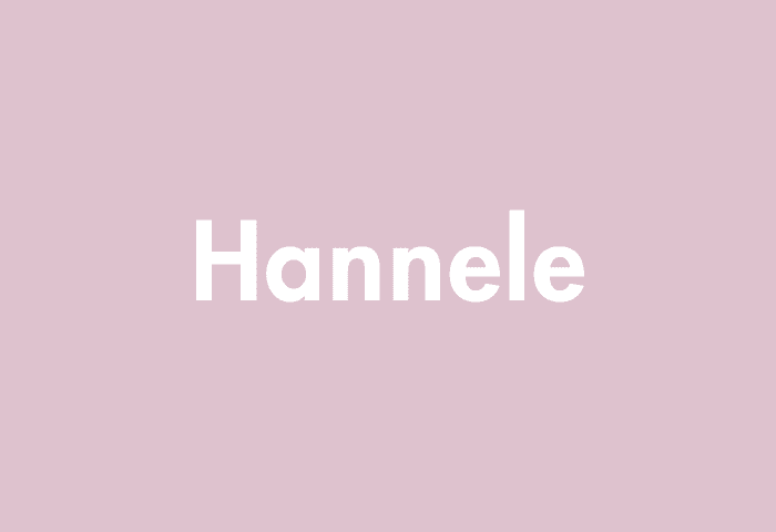 Hannele meaning