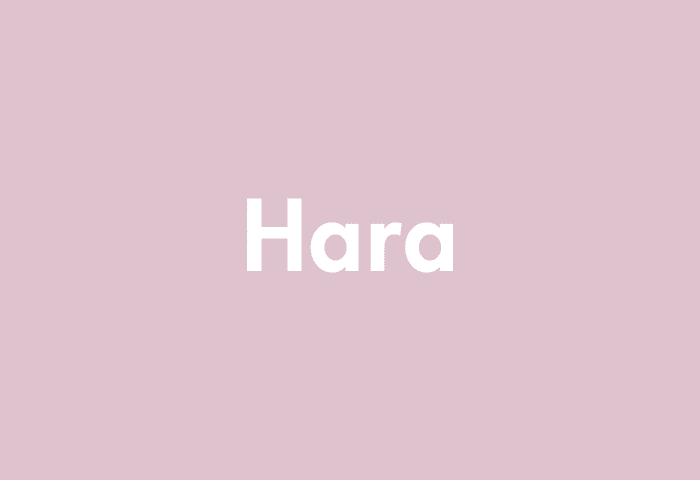 Hara meaning
