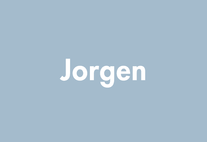 Jorgen meaning