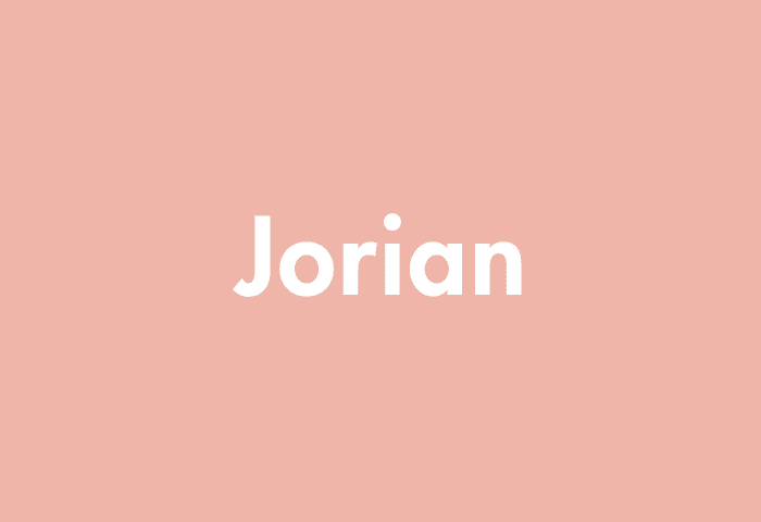 Jorian meaning