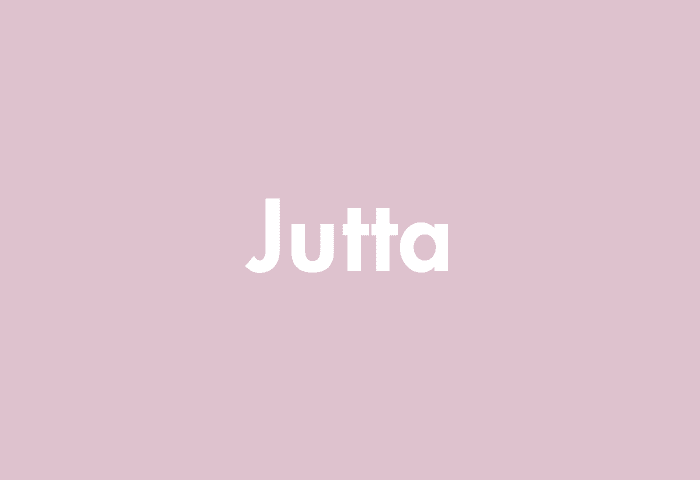 Jutta meaning
