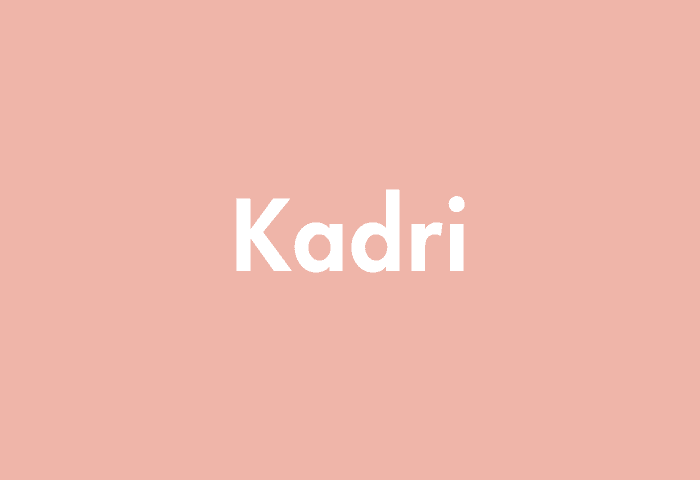 Kadri meaning