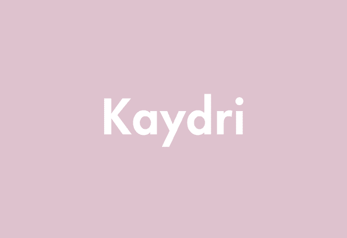 Kaydri meaning