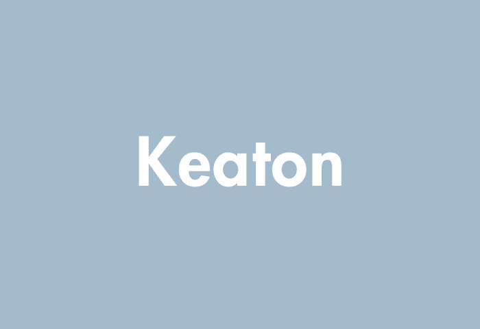 Keaton meaning