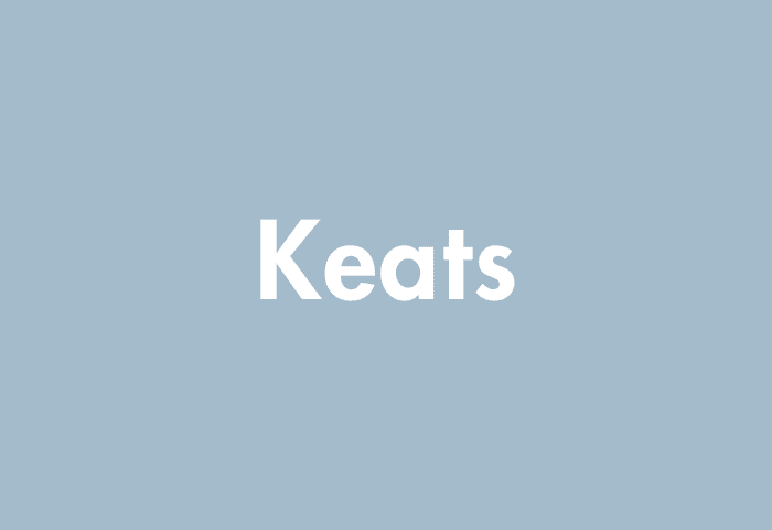 Keats meaning